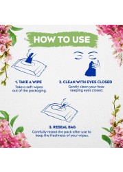 NIVEA Face Wipes Gentle Cleansing 3-in-1 Dry &amp; Sensitive Skin 25 Wipes