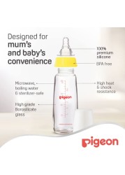 Pigeon Glass Nursing Bottle A291 Clear 200ml