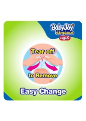Baby Joy Culotte Diaper Junior Double Extra Large Size 6 16-23kg Mega Pack 40