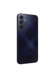 سامسونغ A15 هاتف ثنائي الشريحة، RAM سعة 4 غيغابايت، 128 غيغابايت، يدعم 4G LTE - أسود مزرق