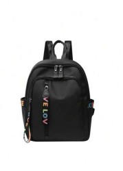 Versatile Nylon Backpack Fashionable Casual Large Capacity Travel Schoolbag Backpack School Bag Bag Backpack Toddler Backpack Mini Backpack Small Backpack Bag School School Backpack Rucksack School Ba