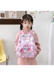 Sanrio Large Capacity Backpack Culomi Cinnamon Dog Melody Three Styles The Bag Transparent Design Easier To See The Items Better Looking