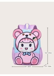 Cute Cartoon Children s Shoulder Backpack Shoulder Student Children s Schoolbag Backpack Middle School Student Schoolbag Outdoor Daypack School Boys Girls Children 6 12 Years School Gift