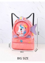Waterproof Swimming Backpack With Dry And Wet Separation Ideal For Swimming Storage