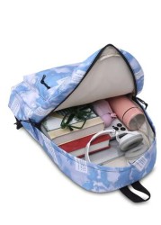 1pc New Fashion Simple Student Nylon Waterproof Ultra Light Backpack Versatile Casual Daypack