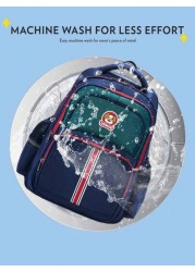 Primary School Bag Children s Cartoon Backpack With Adjustable Strap 16 12 5inch Large Capacity Backpack With Pockets And Compartments Fashionable And Versatile Classic Retro School Bag For Travel Sto