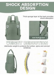 20L Simplicity School Backpack For Teenager Leisure Computer Backpack Fit 14inch Notebook 12 9inch Pad Carry On Backpack With Multi Pocket Lightweight Laptop Backpacks With Laptop Interlayer For Girl
