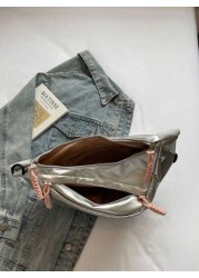 1pc New Fashion Versatile High End Solid Color Shoulder Bag Simple Large Capacity Outdoor Commute Crossbody Bag
