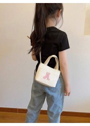 1Pc New Mini Casual Versatile And Diy 26 Letter Crossbody Bag For Back To School Season Suitable For Elementary School Junior High School High School And College Students Suitable For Daily Use When G
