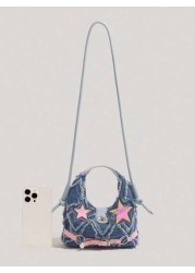Fashion Style Y2k Versatile Star Decoration Satchel