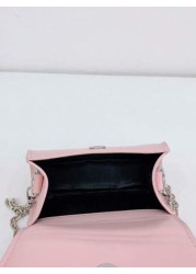 1pc Fashion Girl s Mini Handbag Butterfly Decor Shoulder Bag With Snap Closure Suitable For Outings Parties Shopping Cute As Cosmetic Bag