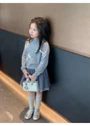 New European And American Style Embroidered Strap Charm Handbag Shoulder Bag Phone Crossbody Purse