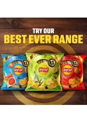 Lay&#39;s Salt And Vinegar Flavoured Potato Chips 12g Pack of 21