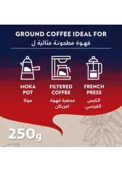 لافاتزا كريما إي غوستو كلاسيكو قهوة مطحونة 250 غرام