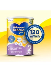 Bebelac Nutri 7-In-1 Stage 2 Based On Cow&#39;s Growing-Up Formula Milk 6 To 12 Months 800g