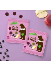 Bear Paws Apple And Blackcurrant Pure Fruit Snacks 20g Pack of 5