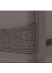 Cosmoplast Cedargrain 5 Tiers Storage Cabinet With Drawers And Wheels Dark Brown 50x40x114cm