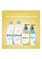 Johnson&#39;s Anti-Bacterial Micellar Lemon Hand Wash Yellow 300ml Pack of 2