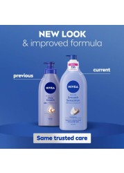NIVEA Body Lotion, Dry Skin, Shea Smooth, Deep Moisture Serum, 625ml