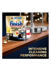 Finish Ultimate Plus All-in-1 Powerball Dishwasher Tablets Lemon 14 Tablets Pack of 2