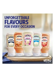 Heinz Mayonnaise Garlic Top Down Squeezy Bottle 225ml