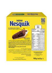 Nestle Nesquik Cereal Bars, 25g Pack of 6