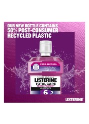 Listerine Total Care Teeth Protect 6 Benefit Fluoride Milder Taste Mouthwash 250ml