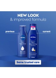 NIVEA Body Lotion, Dry to Very Dry Skin, Rich Nourishing, 250ml