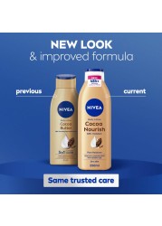 NIVEA Body Lotion, Dry Skin, Cocoa Butter, 48H Deep Moisture, 250ml