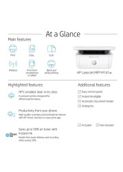 HP LaserJet Printer MFP M141W White