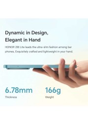 Honor 200 Lite Dual SIM 8GB RAM 256GB 5G Cyan Lake