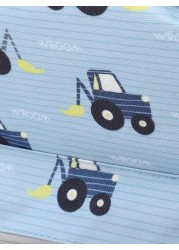 Kids Cartoon Car Pattern Classic Backpack Cute Adjustable Strap Book Bag