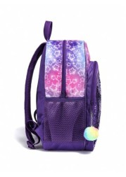 3PCSBackpack Sequined Backpack Shoulder Bag Lunch Box Pencil Case