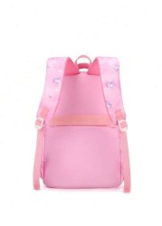 Large Capacity Shockproof Multi Layer Children s Backpack Waterproof Schoolbag With Pendant Decoration Printed Unicorn Pattern Shoulder Bag