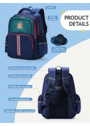 Primary School Bag Children s Cartoon Backpack With Adjustable Strap 16 12 5inch Large Capacity Backpack With Pockets And Compartments Fashionable And Versatile Classic Retro School Bag For Travel Sto