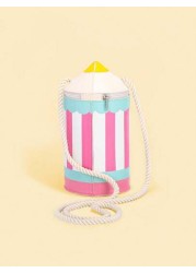 1pc Kids Girls Creative Cartoon Pencil Shaped Shoulder Crossbody Bag