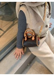 Mini Handbag Pillow Shape Messenger Bag Kids Cross Body Purse Small Lipstick Pouch