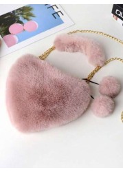 Heart Shaped Bag For Students Korean Style Can Be Held By Hand One Shoulder Or Crossbody