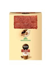 Nescafe Gold Cappuccino Sweetened Coffee Mix , 15.5g Pack of 10