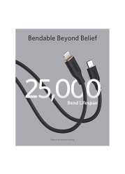 Anker USB-C to Lighting Cable Braided 3ft White