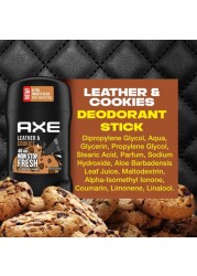 Axe Leather And Cookies Deodorant Stick Clear 50ml