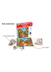 Unik Play Go Crazy Dino Jigsaw Puzzle UPJP 1212/GB01