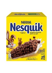 Nestle Nesquik Cereal Bars, 25g Pack of 6