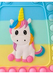 New Cute Unicorn Silicone Backpack Stress Relief Pink Schoolbag