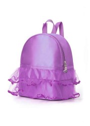 1pc Cute Mesh Skirt Children Backpack Girls Sweet Fashion Backpack School Backpack Suitable For College Party Birthday Party Vacation Commuting Use