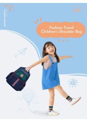 Primary School Bag Children s Cartoon Backpack With Adjustable Strap 16 12 5inch Large Capacity Backpack With Pockets And Compartments Fashionable And Versatile Classic Retro School Bag For Travel Sto
