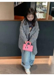 New European And American Style Embroidered Strap Charm Handbag Shoulder Bag Phone Crossbody Purse