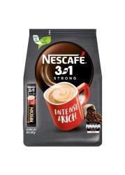 Nescafe 3-In-1 Strong Intense and Rich Instant Coffee Mix, 20g Pack of 30