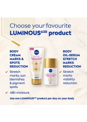 NIVEA Luminous630 Even Glow Body Cream Marks &amp; Spots Reduction 200ml Pack of 2