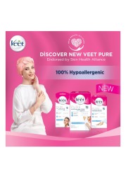 Veet Pure Face Wax Strips White 20 Strips